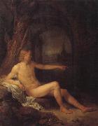 Gerrit Dou Bather oil on canvas